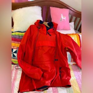 Columbia sportswear men’s large vintage nylon jacket over the head front pockets